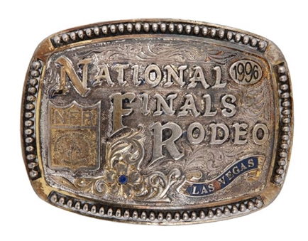 National Finals Rodeo 1996, Las Vegas Belt Buckle by Award Design Medals